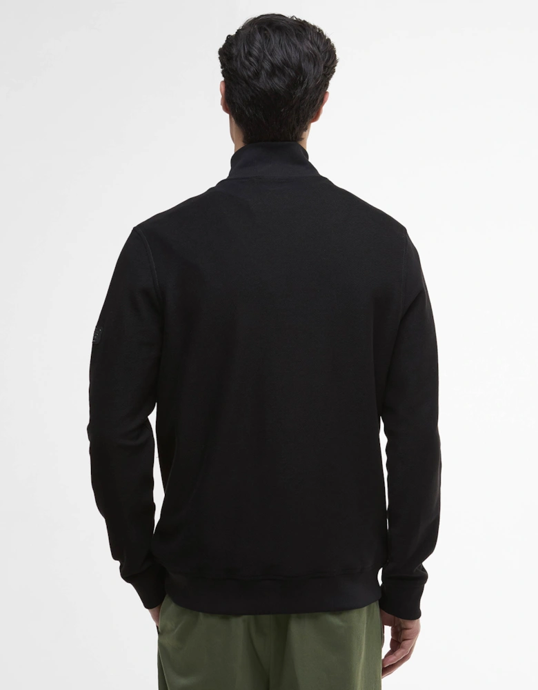 Samuel Mens Funnel Neck Sweatshirt - Black