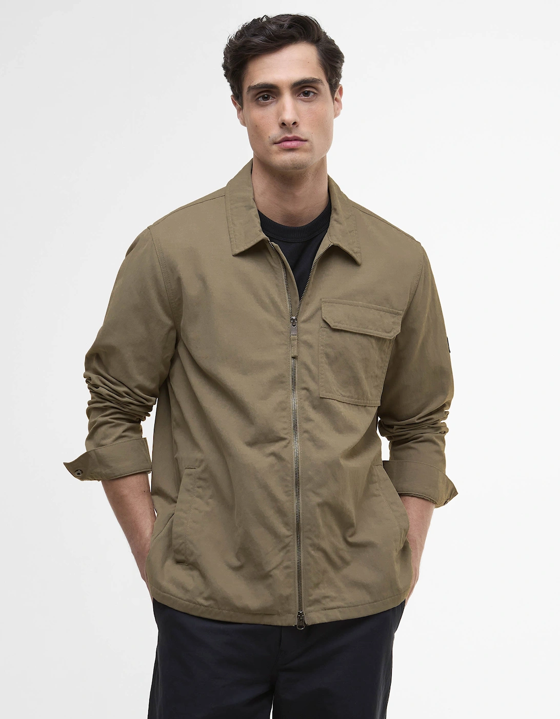 Maze Peached Mens Overshirt - Brindle, 7 of 6