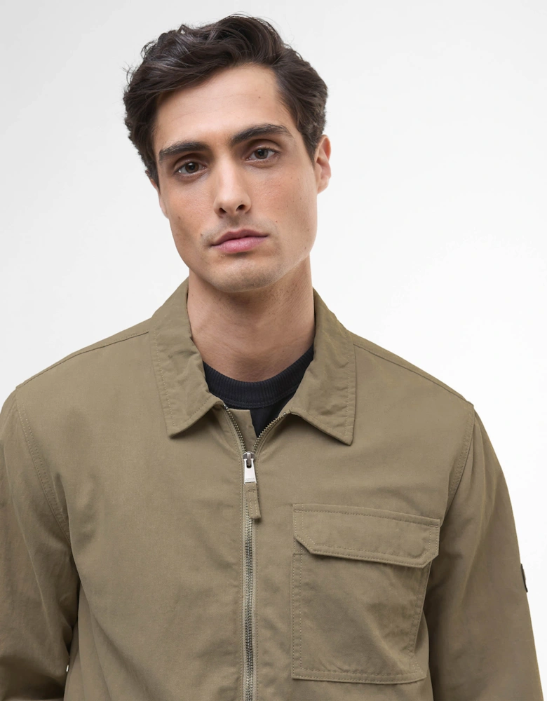 Maze Peached Mens Overshirt - Brindle