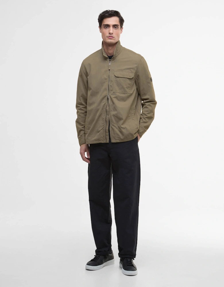 Maze Peached Mens Overshirt - Brindle