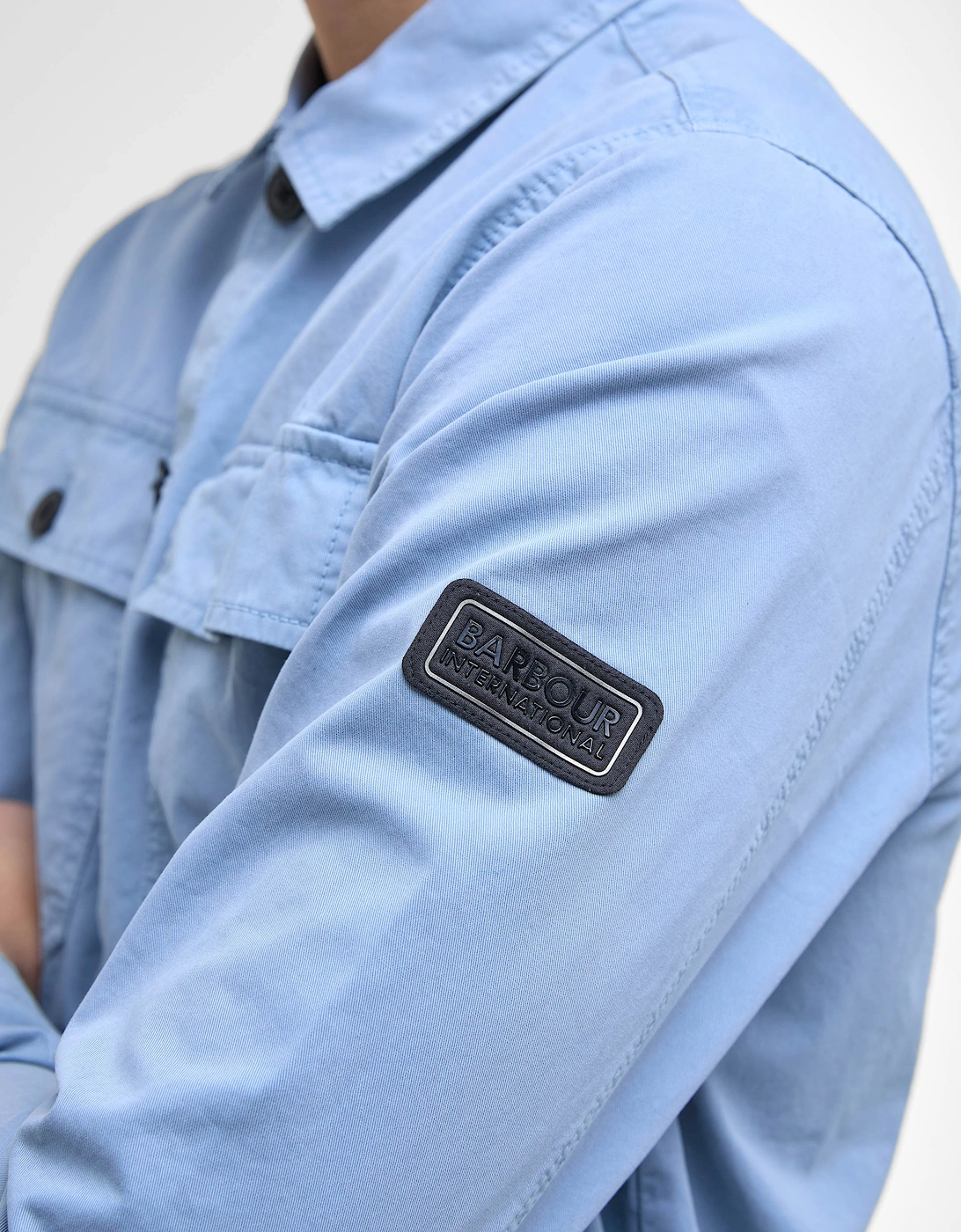 Arlo Mens Overshirt - Cool Blue