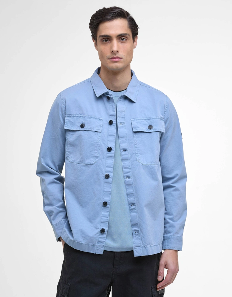 Arlo Mens Overshirt - Cool Blue