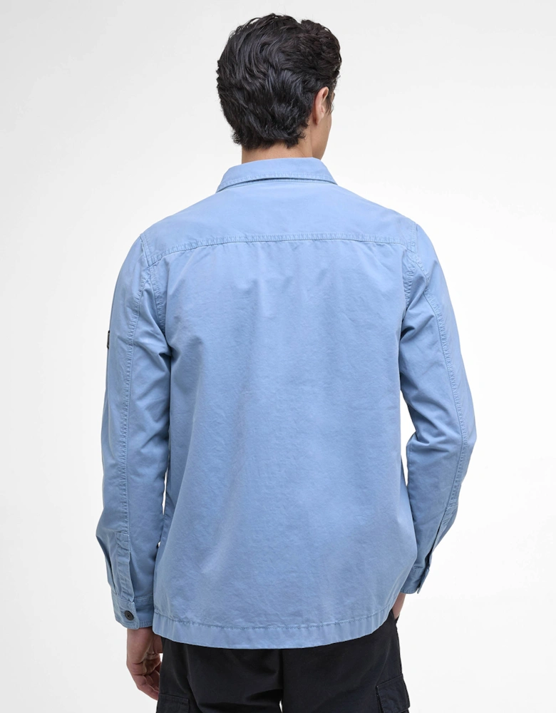 Arlo Mens Overshirt - Cool Blue