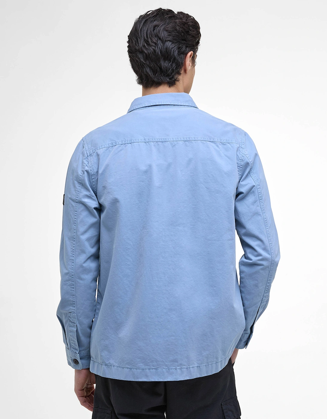 Arlo Mens Overshirt - Cool Blue
