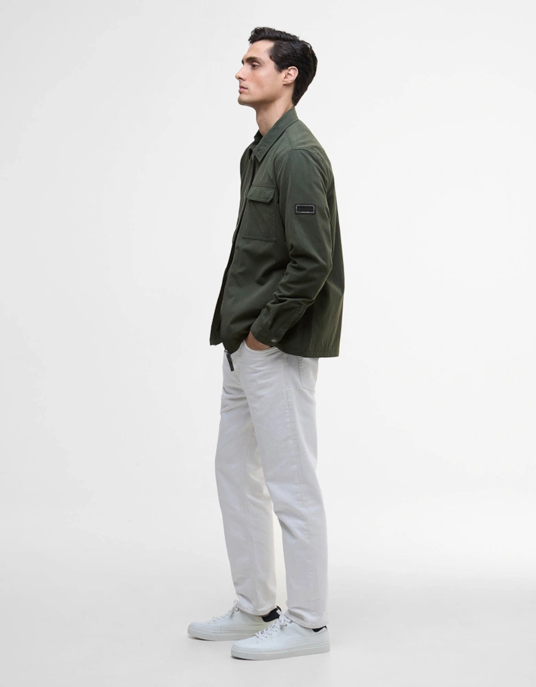 Maze Peached Mens Overshirt - Sage