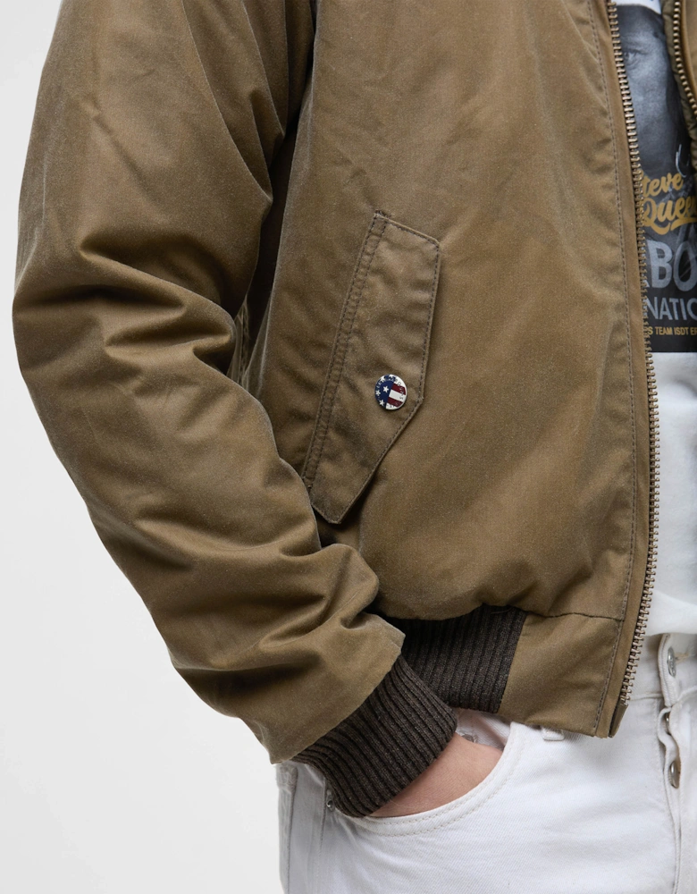 Merchant Mens Wax Jacket - Sand