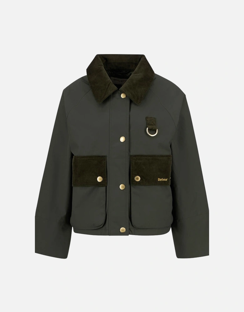Phoebe Womens Casual Jacket - Olive