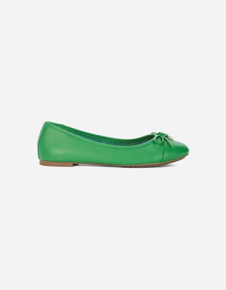 'Hallo' Leather Ballet Pumps
