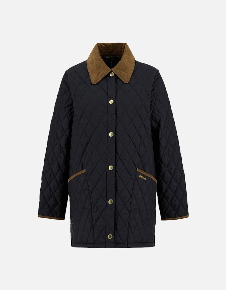 Icons Modern Liddesdale Womens Quilted Jacket - Black/Classic