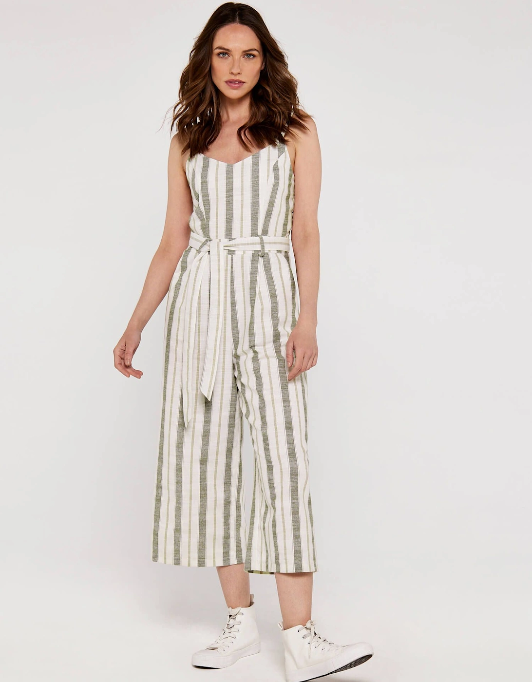 Cami Stripe Tie Jumpsuit, 2 of 1