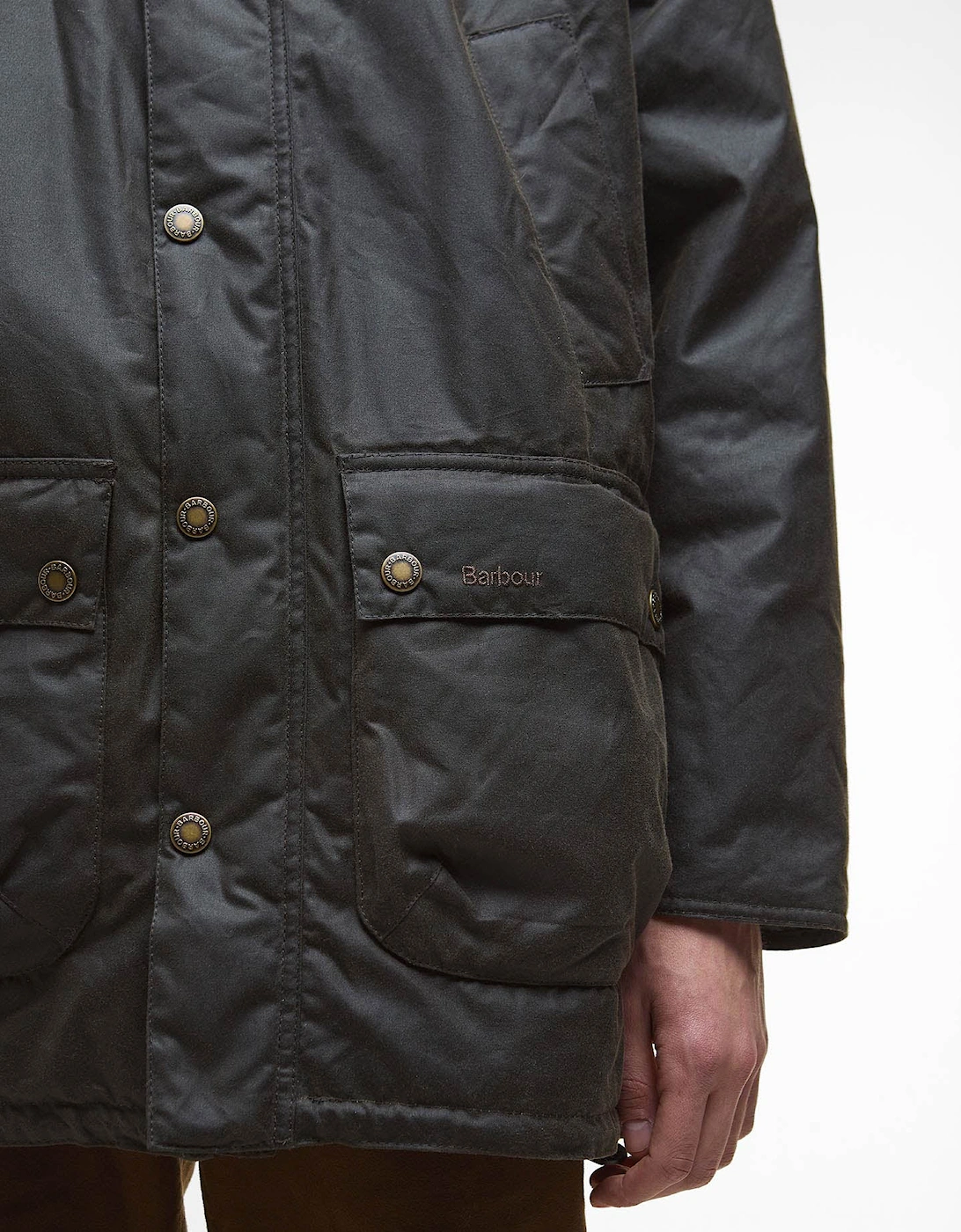 Bedale Mens Wax Parka - Olive