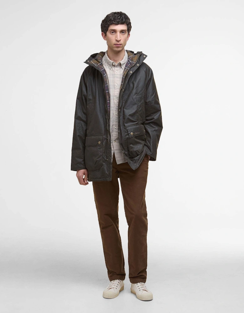 Bedale Mens Wax Parka - Olive