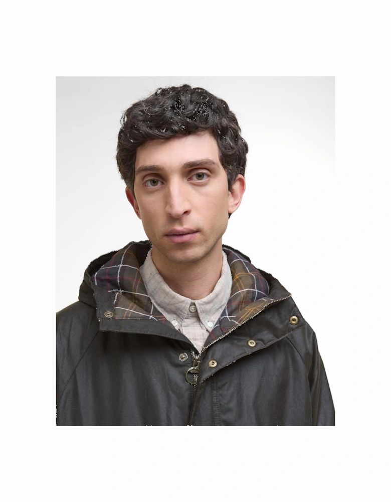 Bedale Mens Wax Parka - Olive