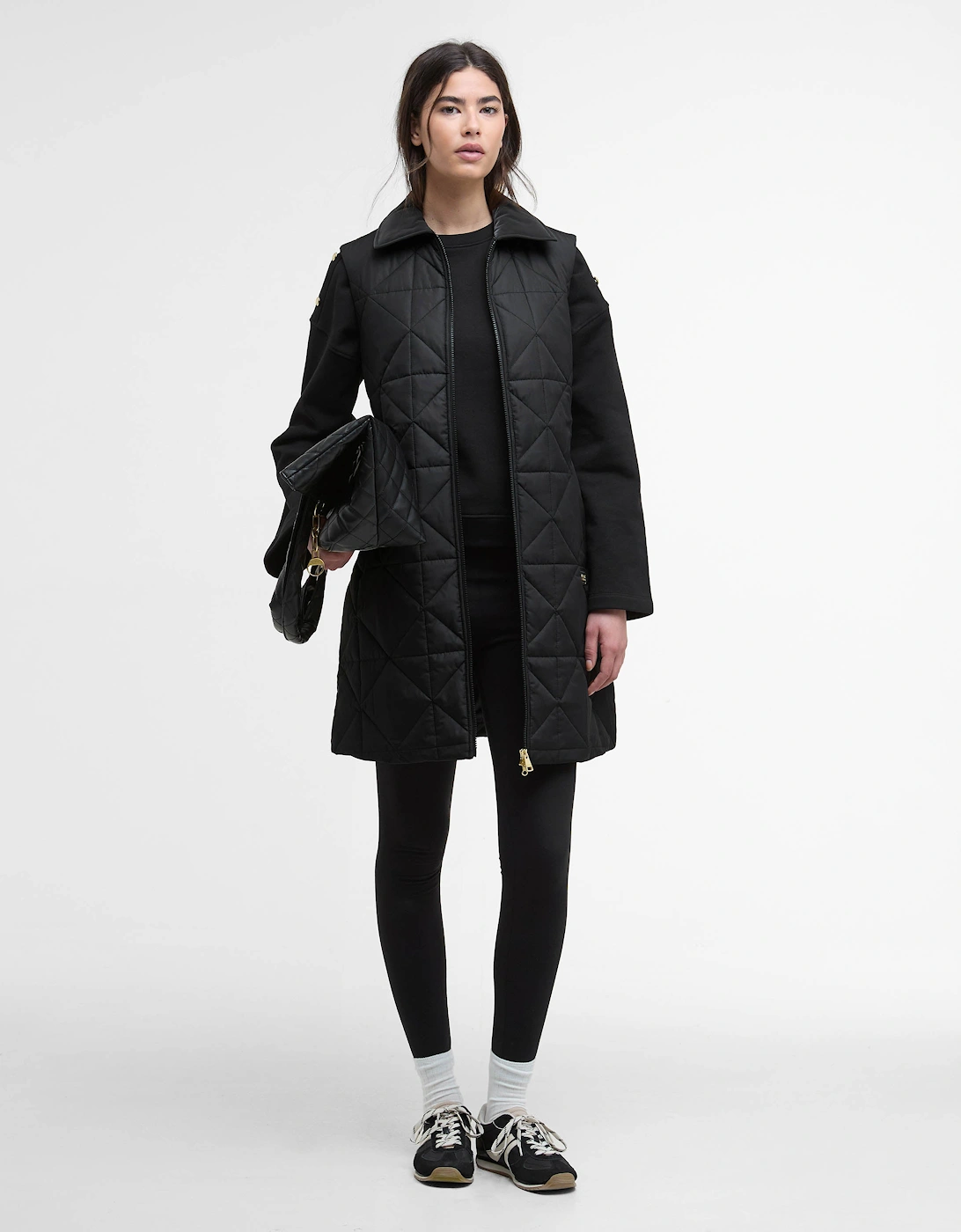 Reno Womens Quilted Gilet - Black