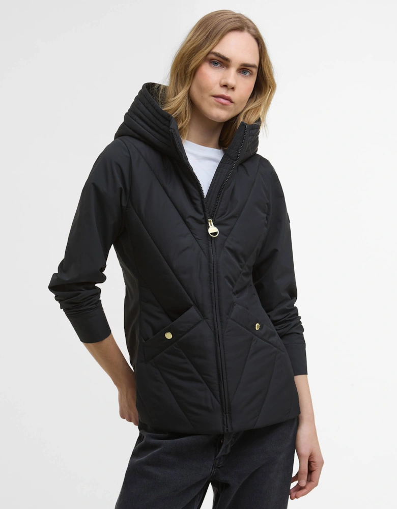 Diablo Womens Quilted Sweat - Black