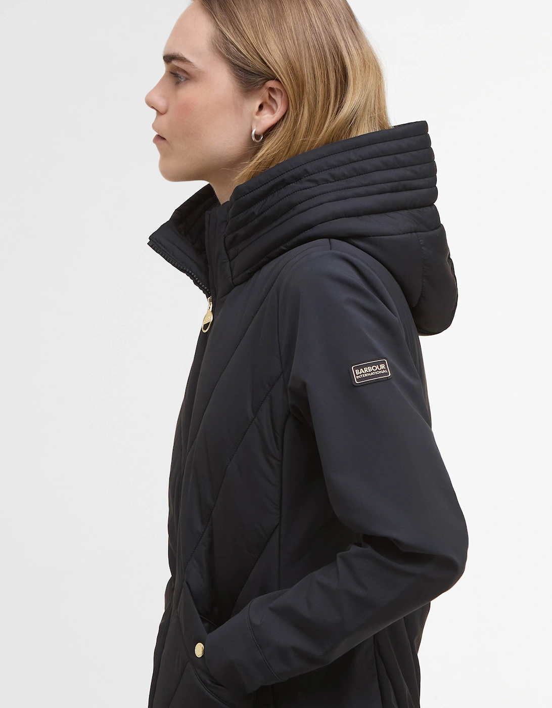 Diablo Womens Quilted Sweat - Black