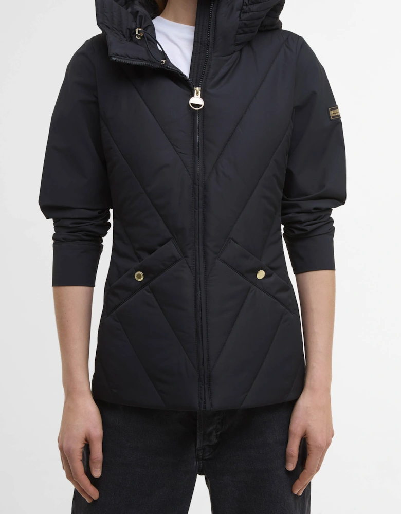 Diablo Womens Quilted Sweat - Black