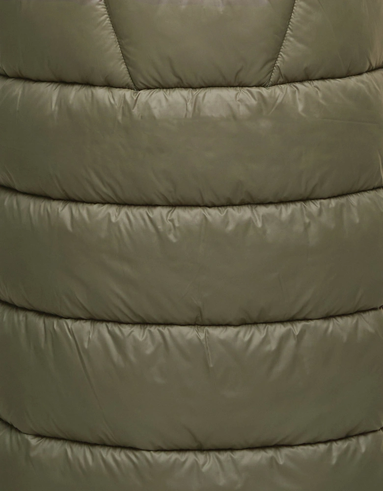 Cecilla Womens Puffer Gilet - Dusky Khaki