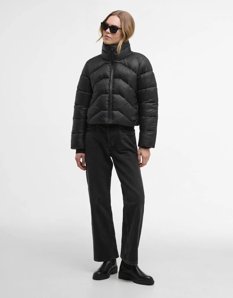 Cali Womens Puffer Jacket - Black