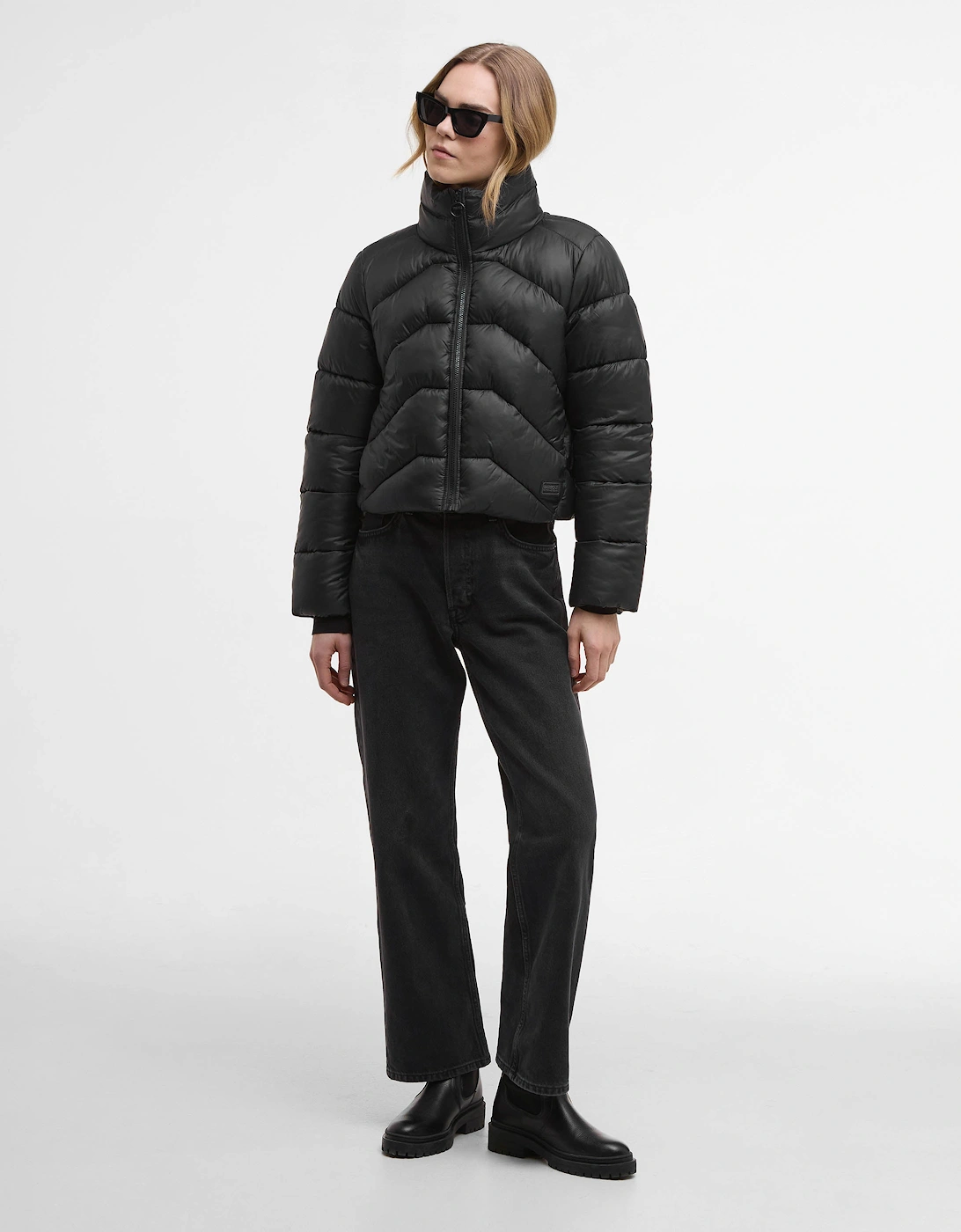 Cali Womens Puffer Jacket - Black