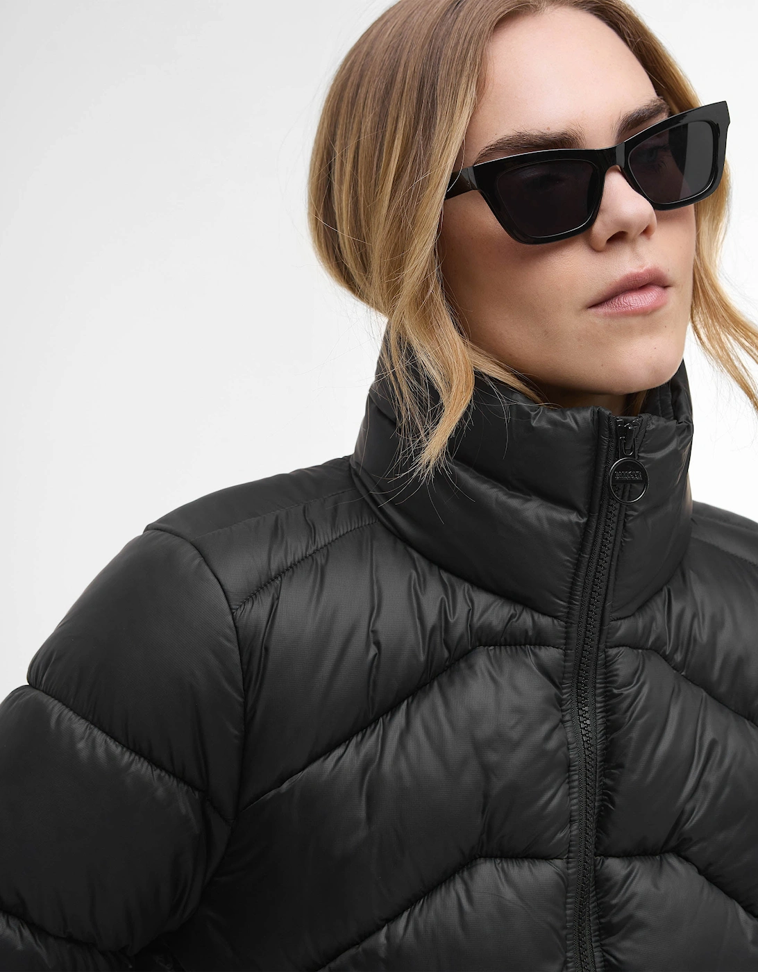 Cali Womens Puffer Jacket - Black