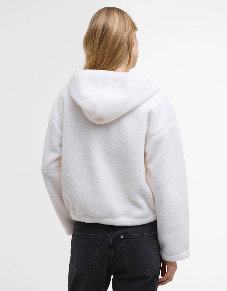 Lola Womens Fleece Hoodie - Off White