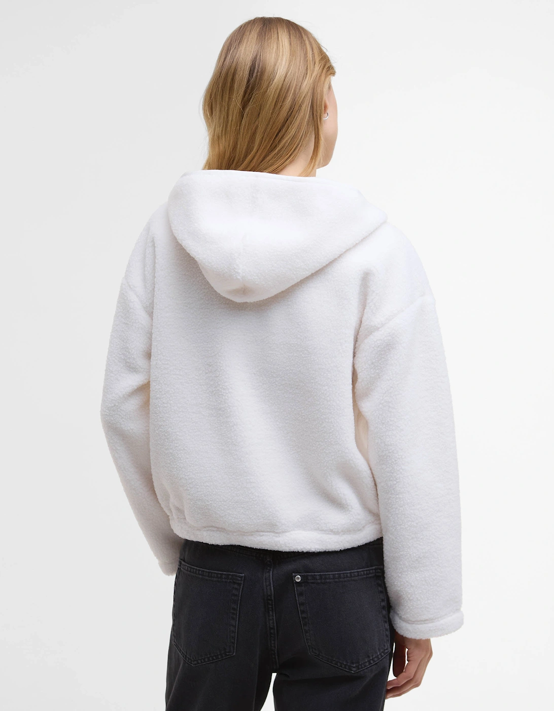 Lola Womens Fleece Hoodie - Off White