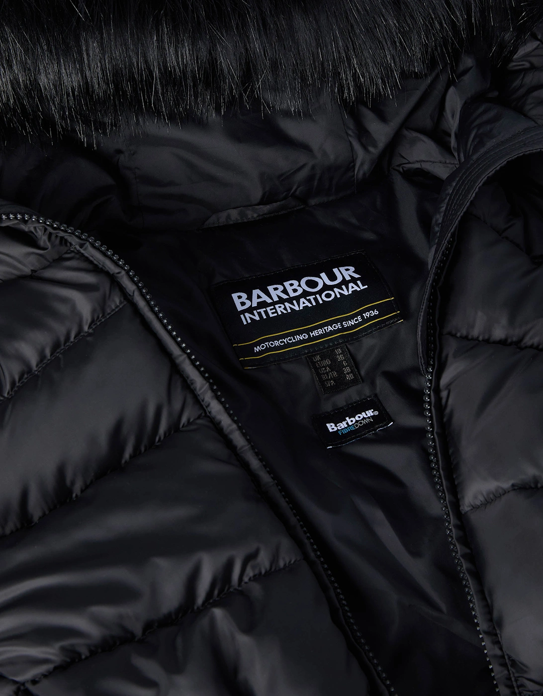 Cher Womens Puffer Jacket - Black