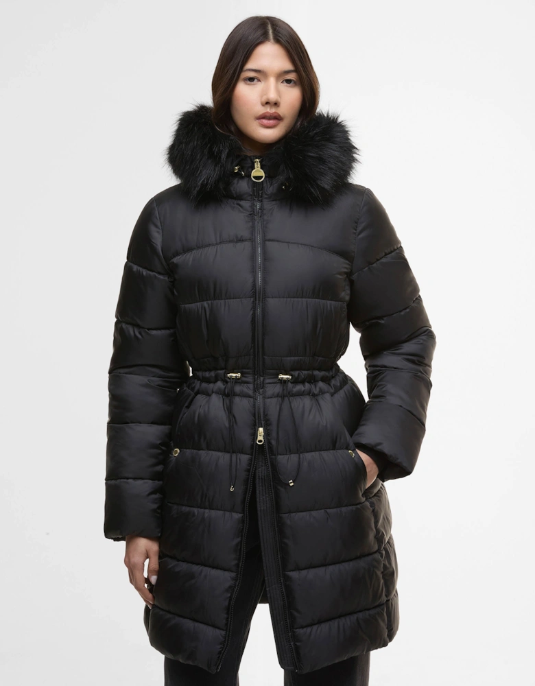 Anastasia Womens Puffer Jacket - Black