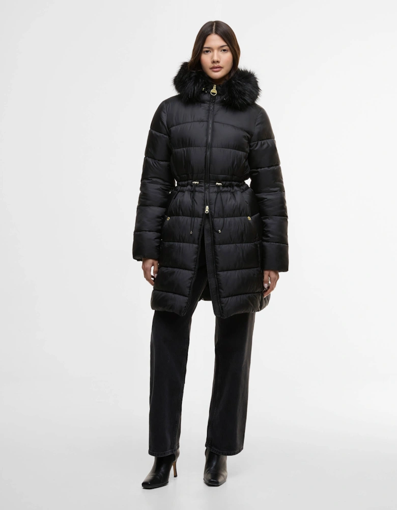 Anastasia Womens Puffer Jacket - Black