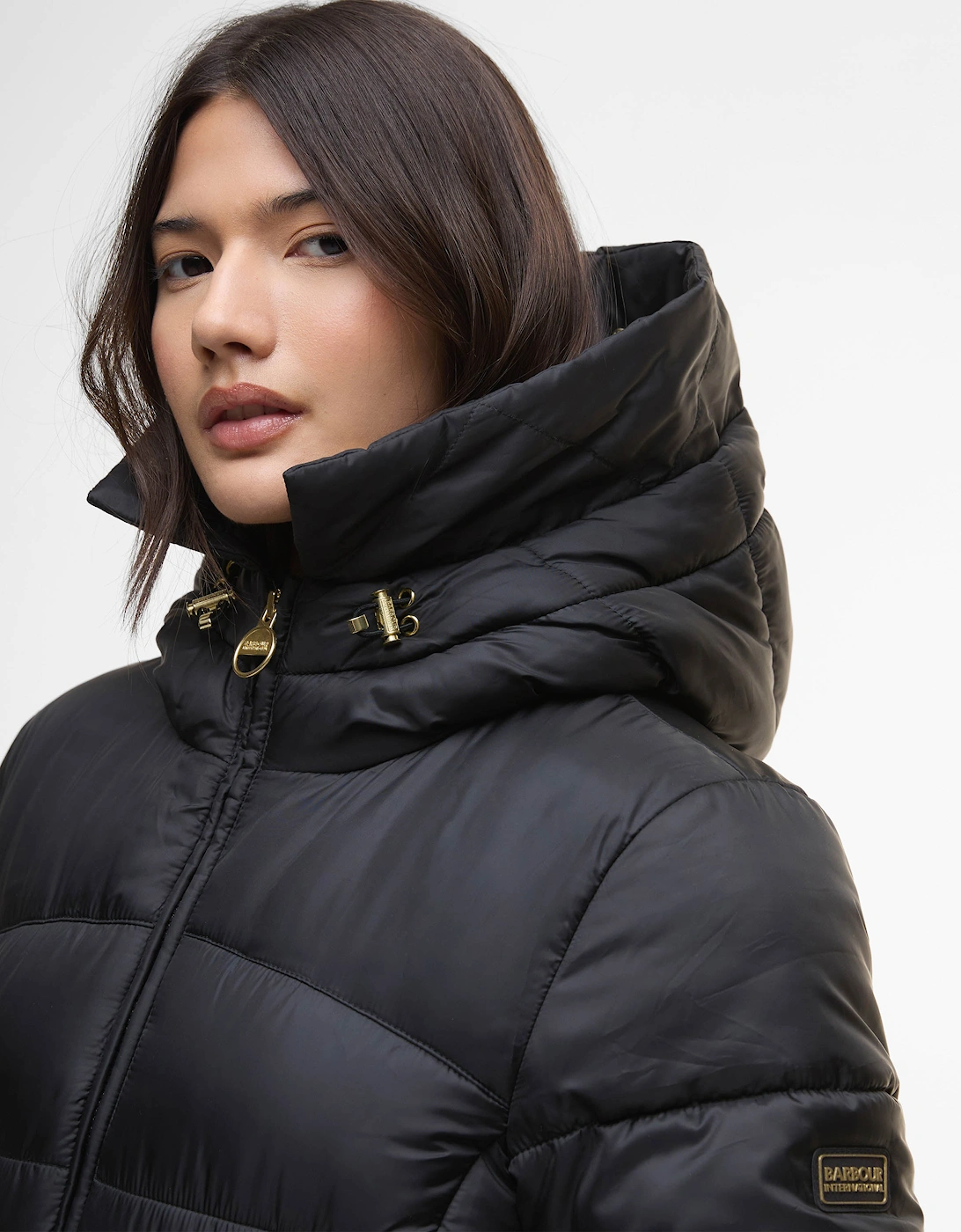 Anastasia Womens Puffer Jacket - Black
