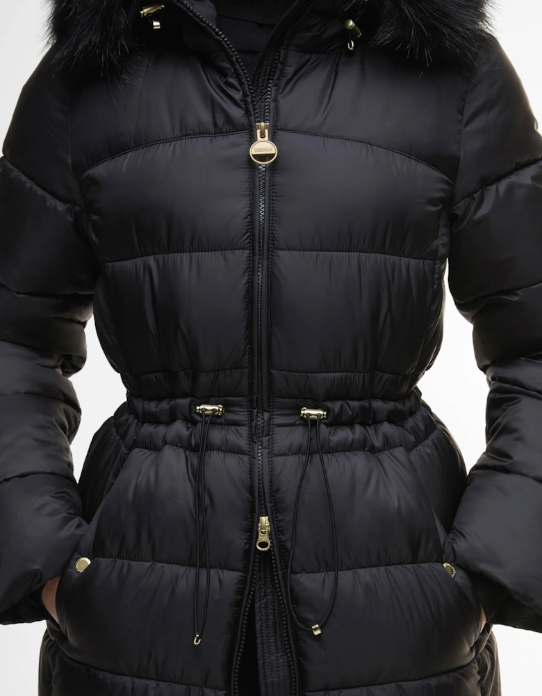 Anastasia Womens Puffer Jacket - Black