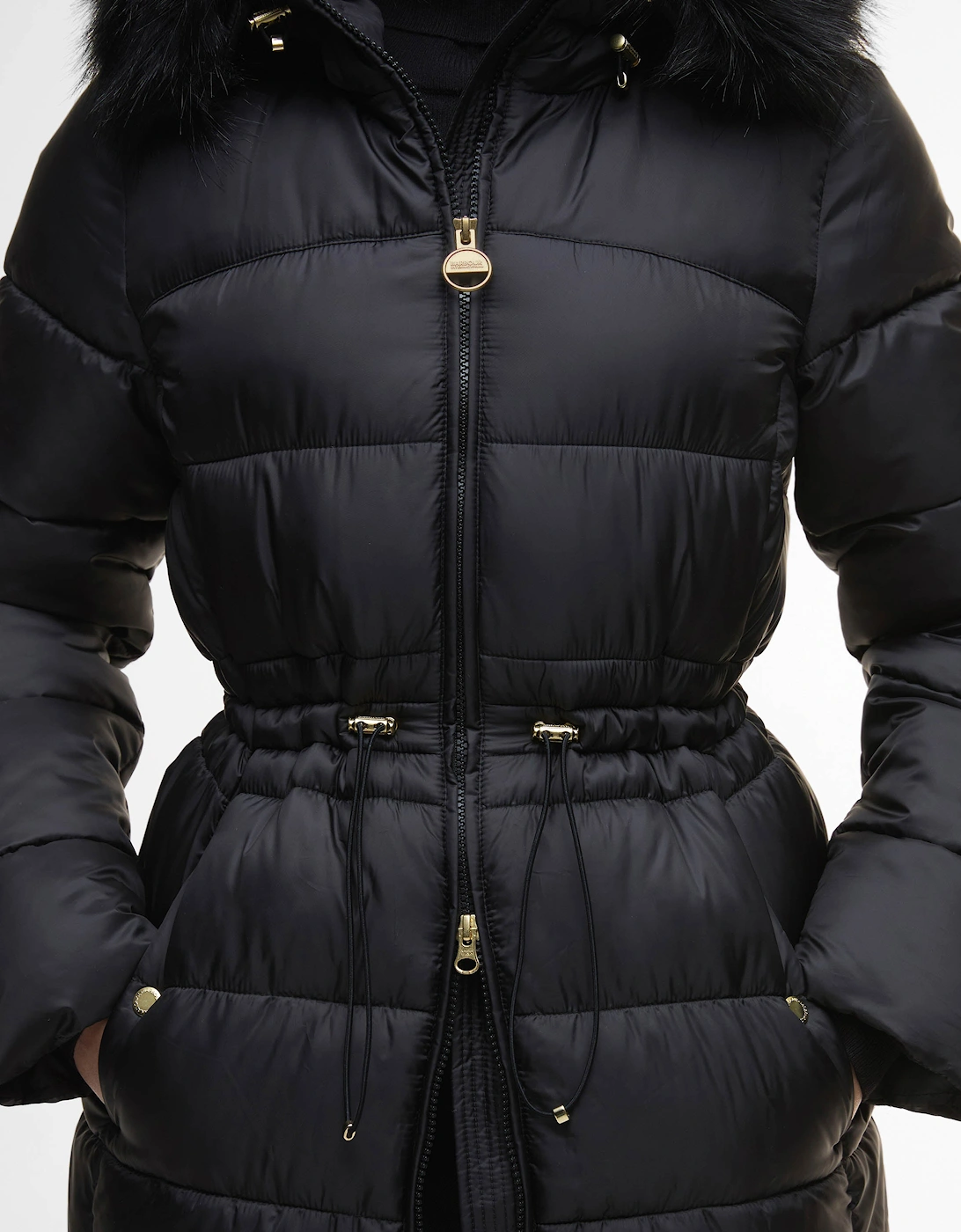 Anastasia Womens Puffer Jacket - Black