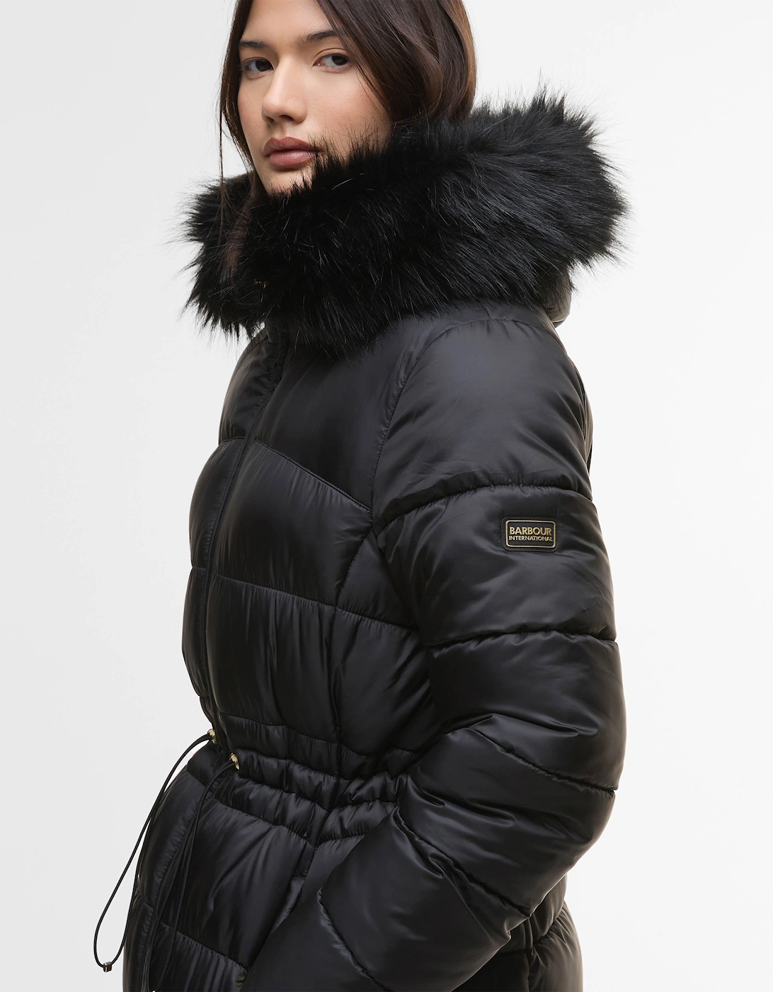 Anastasia Womens Puffer Jacket - Black