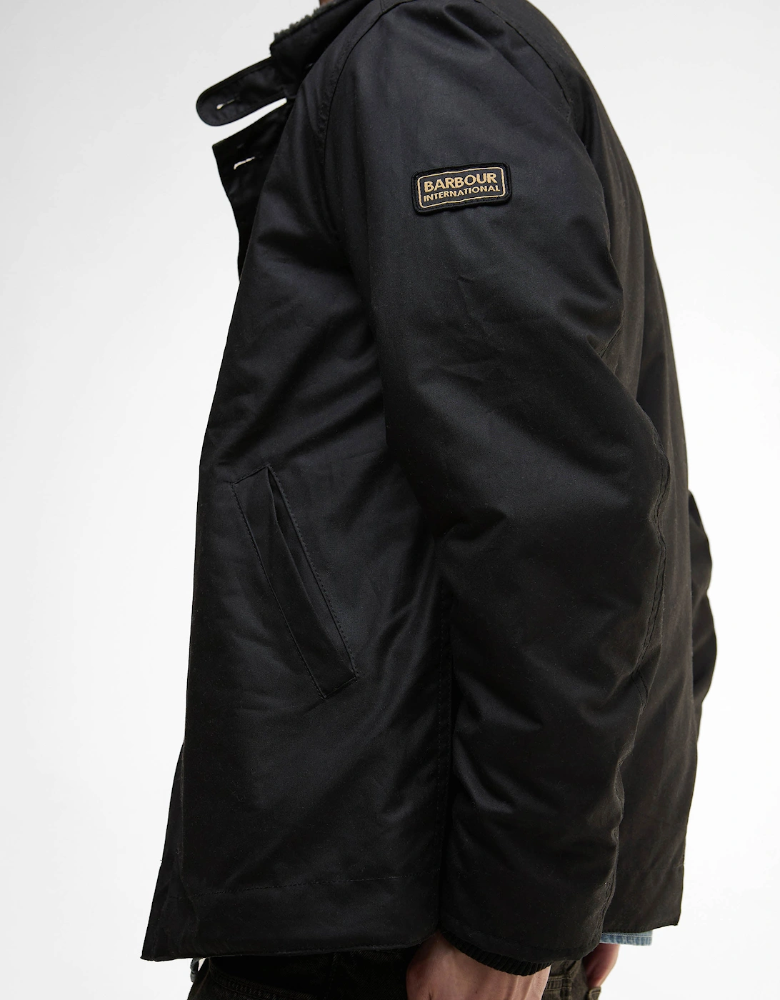 Mayburn Mens Wax Jacket - Black