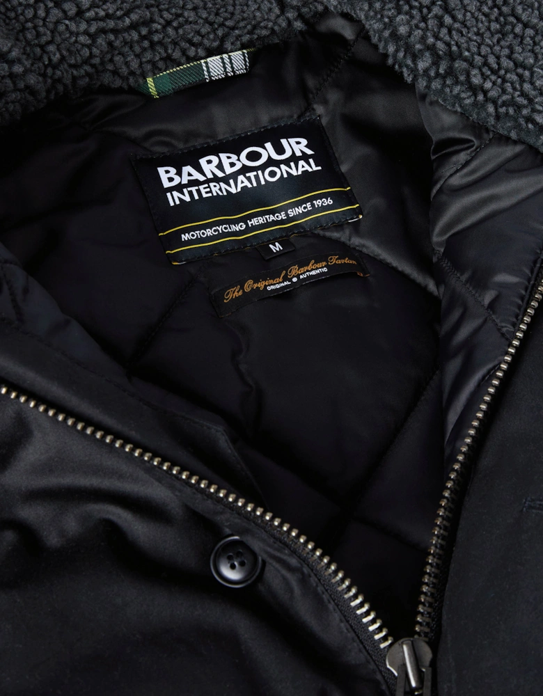 Mayburn Mens Wax Jacket - Black