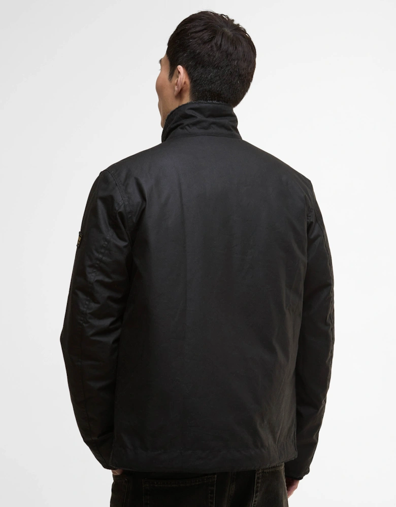 Mayburn Mens Wax Jacket - Black