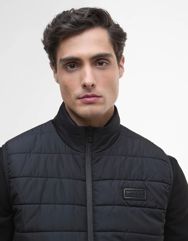 Aldon Mens Quilted Gilet - Black