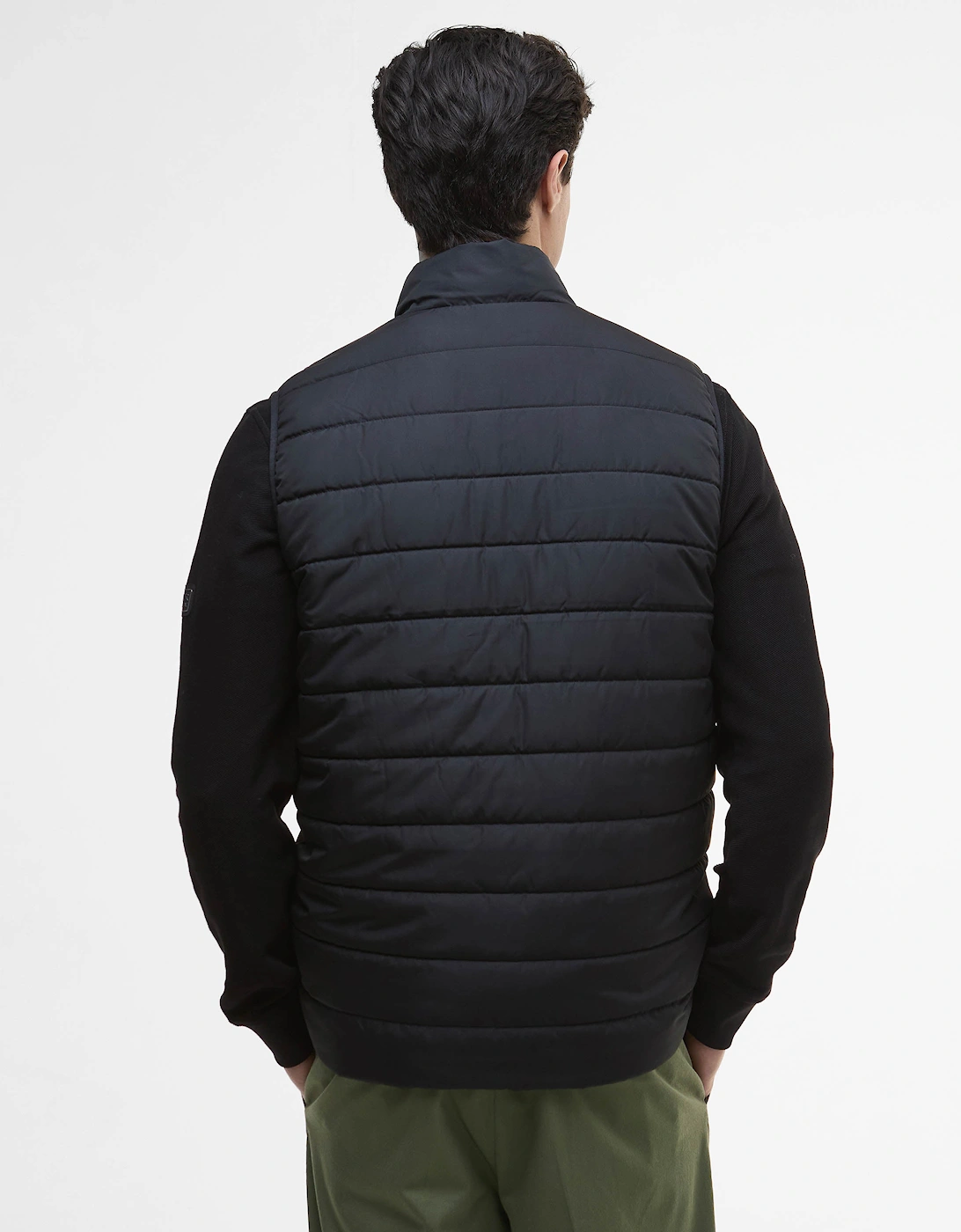 Aldon Mens Quilted Gilet - Black