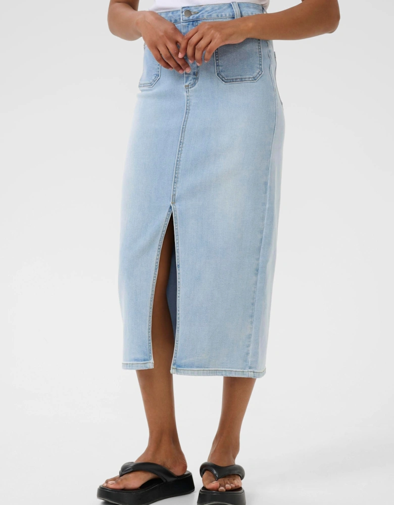 KAkarla Denim Midi Skirt