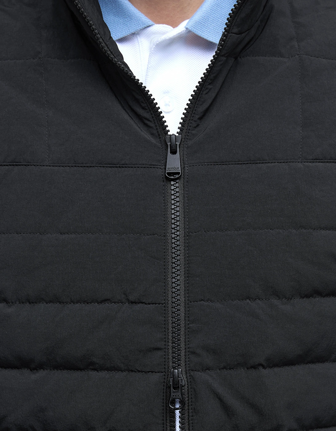 Collins Mens Baffle Quilted Sweat - Black