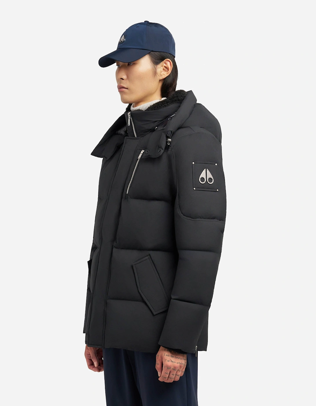 Everest 3Q Mens Puffer Jacket - Black 292