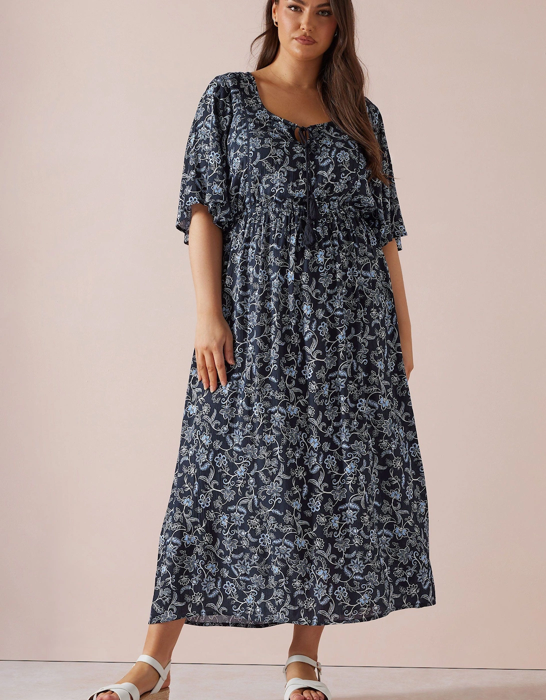 Paisley Print Maxi Dress, 2 of 1