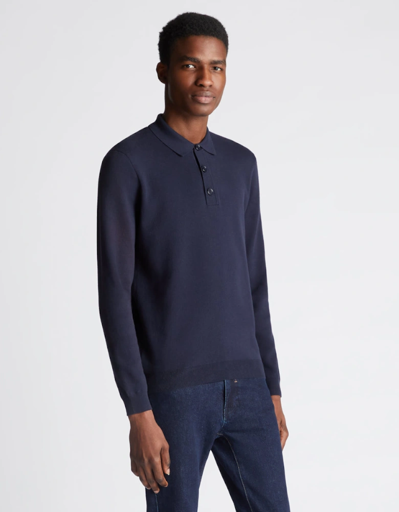 Knitted Polo 78 Navy