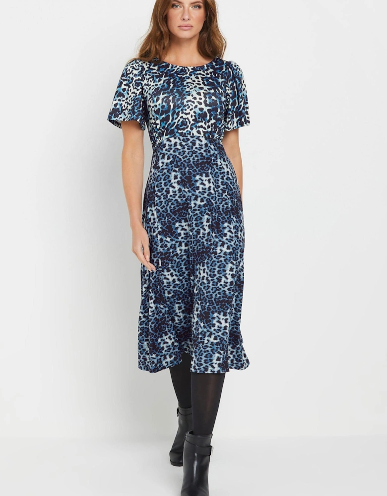 Animal Print Midi Dress