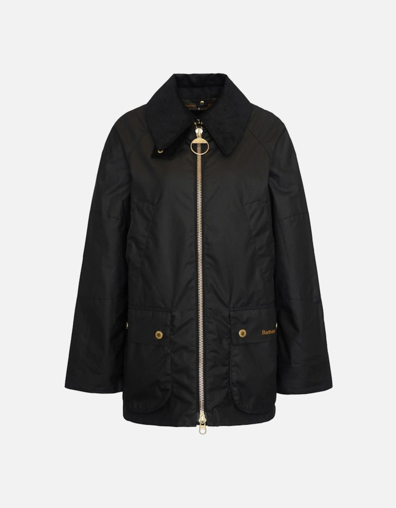 Allerston Womens Wax Jacket - Black/Classic