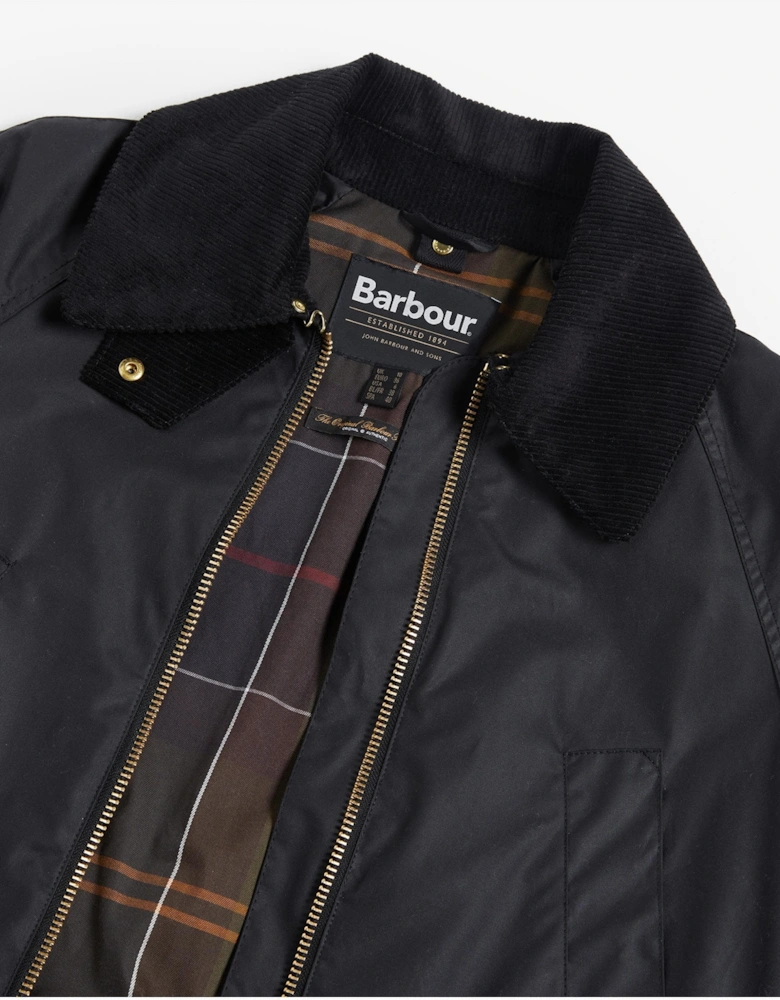 Allerston Womens Wax Jacket - Black/Classic