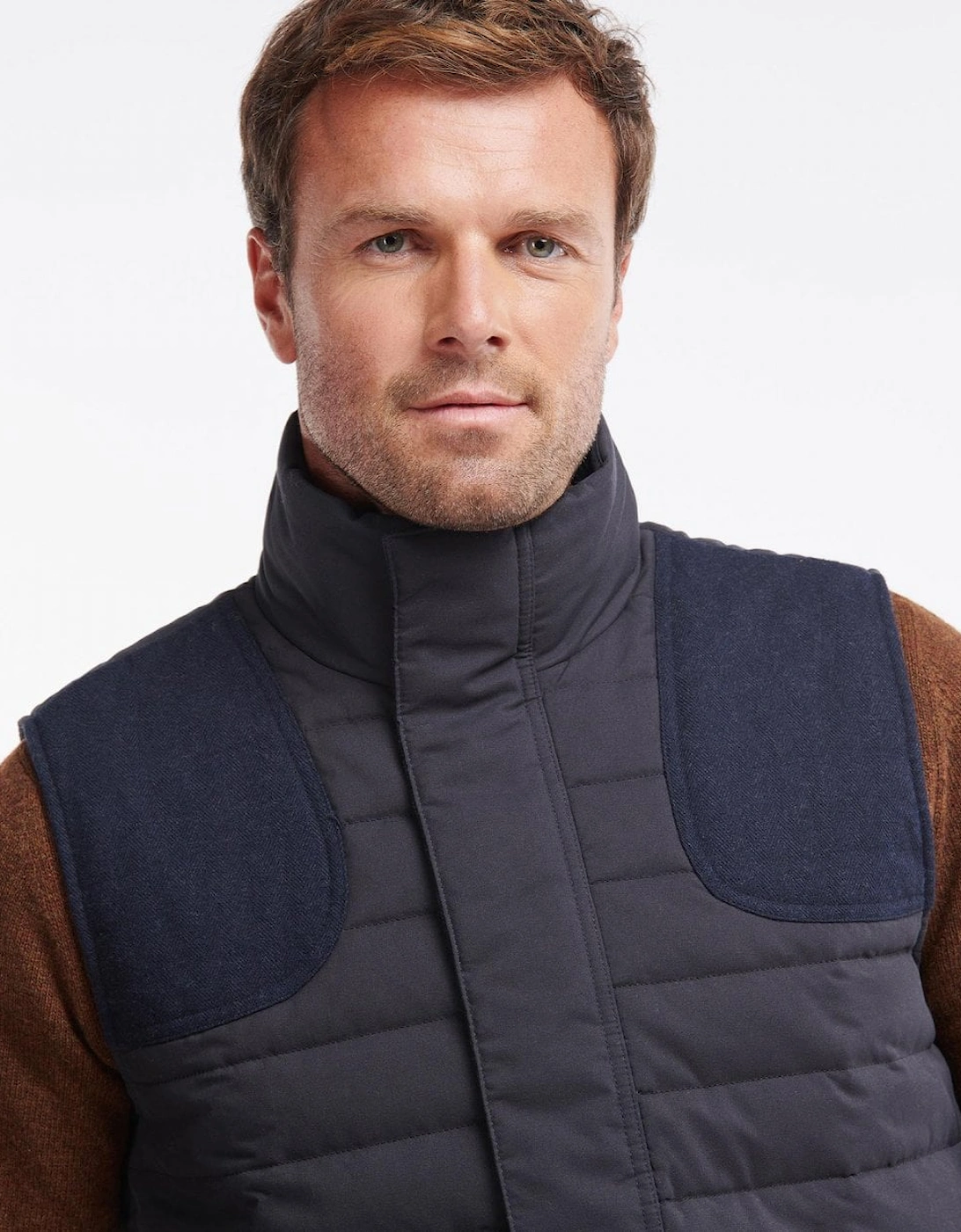 Bradford Mens Padded Gilet - Navy