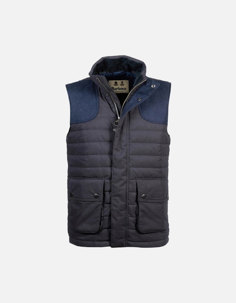 Bradford Mens Padded Gilet - Navy