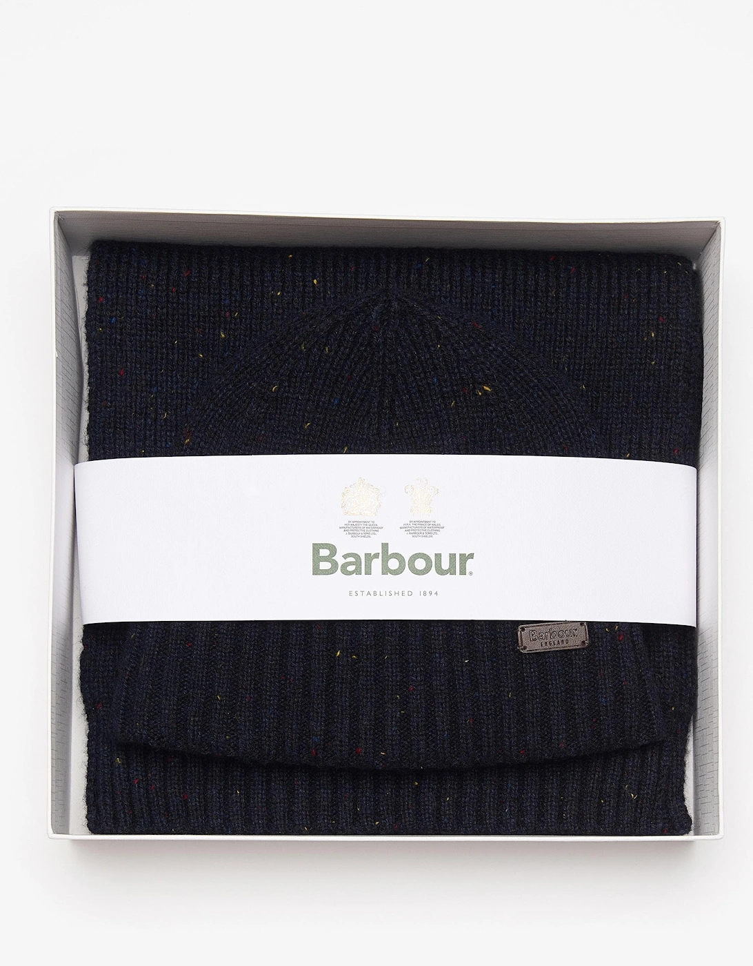 Carlton Fleck Beanie & Scarf Mens Gift Set - Navy, 8 of 7